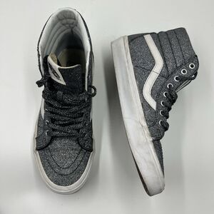 VANS Sk8- Reissue High Lurex Glitter Women 9 Men’s 7.5